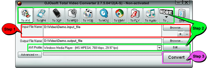 Convert DAT to 3GP - DAT to 3GP Converter